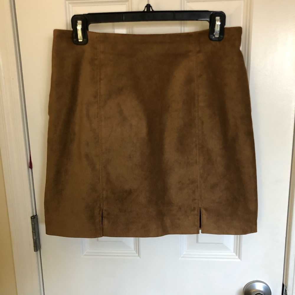 Hollister suede mini skirt
